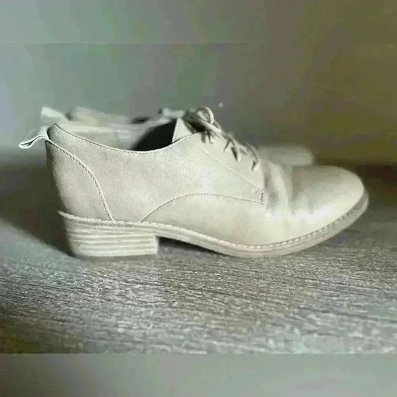 Eileen fisher Nan Leather Oxford lace up .8 Office neutral minimalist laganlook - Picture 6 of 8